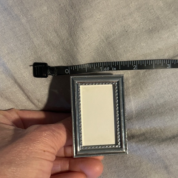 Photo frame napkins rings silver 24 set - Picture 6 of 9